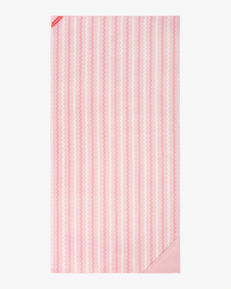 Toalla playa microfibra Tropic rosa – Flamingueo – Indya Toalla playa microfibra Tropic rosa – Flamingueo – Indya