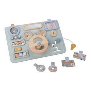 Volante de Actividades Indya – Panel sensorial de madera – Little Dutch – Juego Montessori