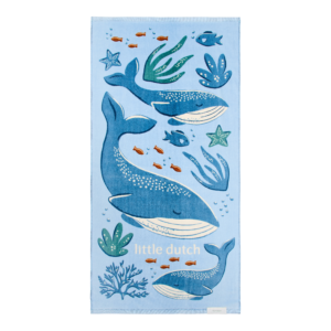 Toalla Playa Ocean World Blue – Toalla Infantil – Little Dutch – Indya