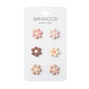 Pines Decorativos Cestas Banwood Flores