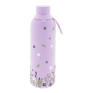 Botella Térmica Floral Chic Lilac 750 ml – Botella Acero Inoxidable – Lovely Story – IndyaEduOcio