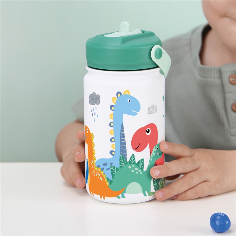 Botella Térmica Infantil Dino Land – 330ml – Modelo Ice Green – IndyaEduOcio 3 Botella Térmica Infantil Dino Land – 330ml – Modelo Ice Green – IndyaEduOcio