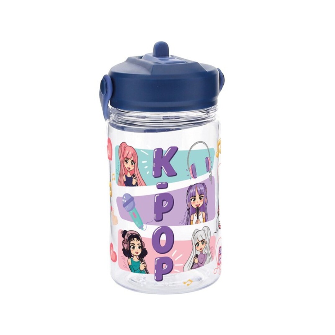 Botella Tritan K-Pop 350 ml – Botella Infantil con Pajita – Lovely Story – IndyaEduOcio Botella Tritan K-Pop 350 ml – Botella Infantil con Pajita – Lovely Story – IndyaEduOcio