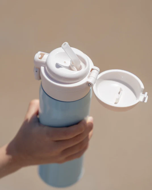 Botella térmica infantil acero azul – Flamingueo – IndyaEduOcio 4 Botella térmica infantil acero azul – Flamingueo – IndyaEduOcio