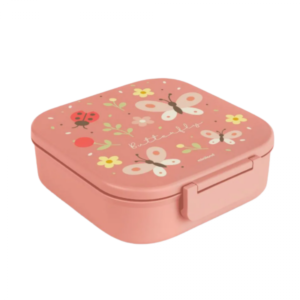 Butterfly Lunchbox – Fiambrera infantil con compartimentos – Miniland – IndyaEduOcio