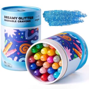 Crayones con Purpurina Lavables 24 Colores – Jarmelo – IndyaEduOcio