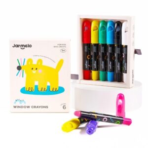 Crayones para Cristal y Papel 6 Colores – Jarmelo – IndyaEduOcio