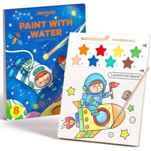 Cuaderno Pintura Acuarela Space – Jarmelo – Kit creativo con agua – IndyaEduOcio