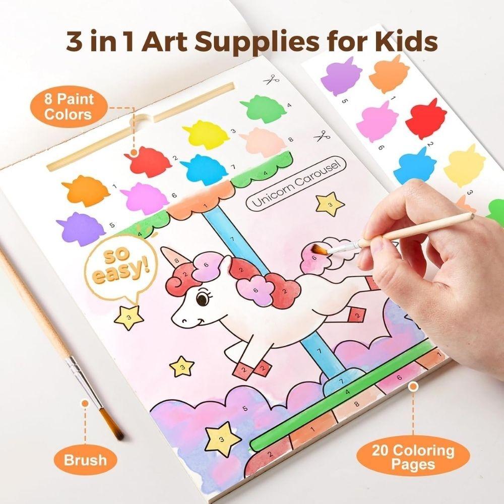 Cuaderno Pintura Acuarela Unicorn – Jarmelo – Kit creativo con agua – IndyaEduOcio 2 Cuaderno Pintura Acuarela Unicorn – Jarmelo – Kit creativo con agua – IndyaEduOcio