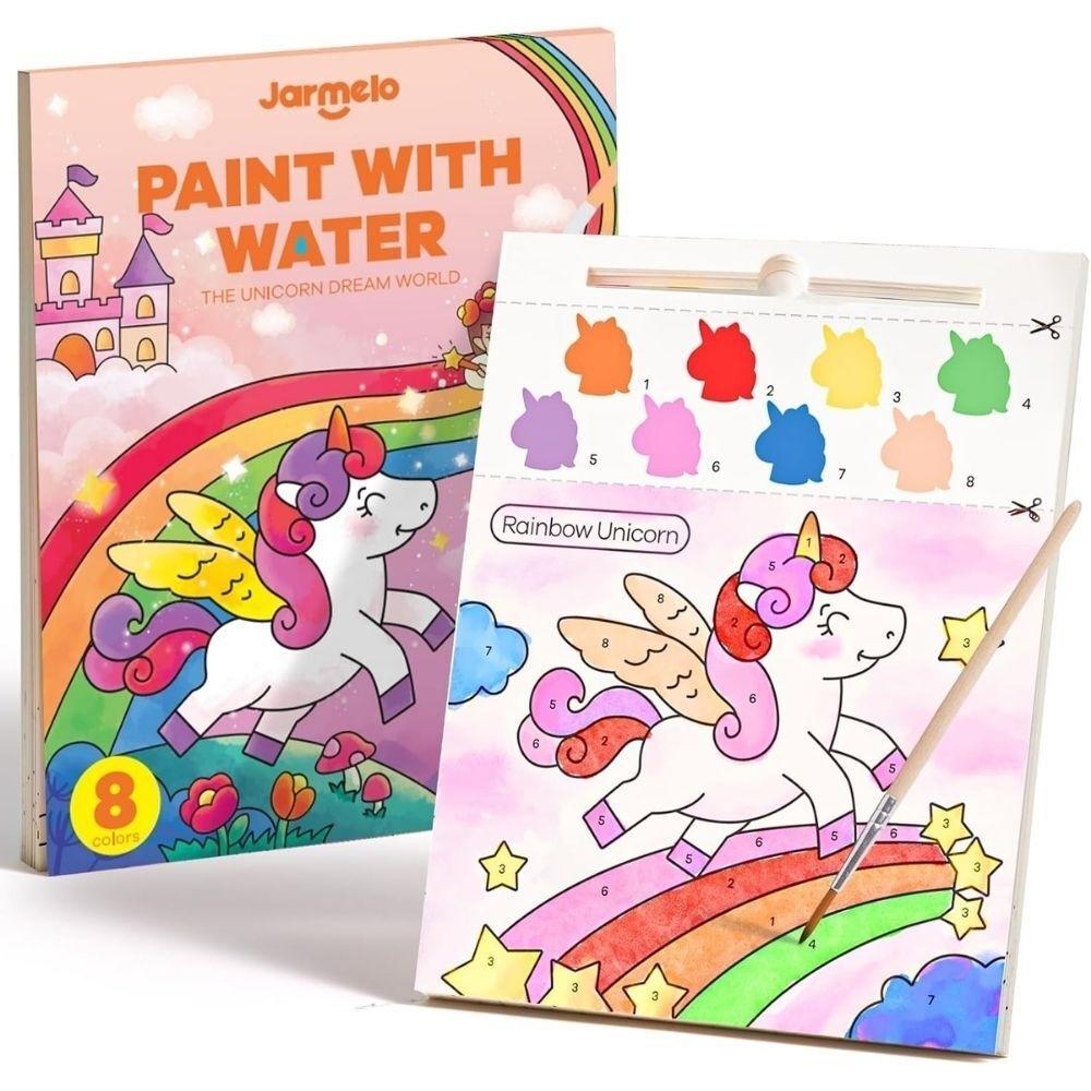 Cuaderno Pintura Acuarela Unicorn – Jarmelo – Kit creativo con agua – IndyaEduOcio Cuaderno Pintura Acuarela Unicorn – Jarmelo – Kit creativo con agua – IndyaEduOcio