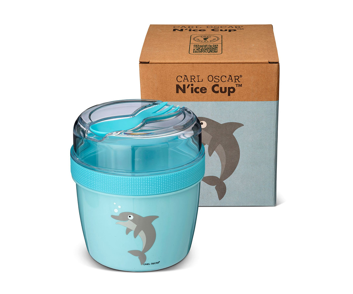 Fiambrera Snack N'ice Cup con Disco Refrigerante Blue Dolphin 2 Fiambrera Snack N'ice Cup con Disco Refrigerante Blue Dolphin