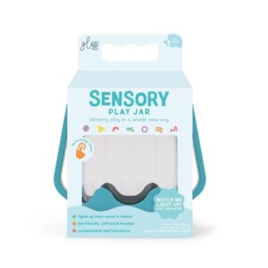 Jarra Sensorial Blair Azul – Botella Sensorial Lumínica – Glo Pals – IndyaEduOcio