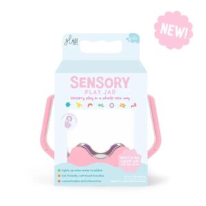 Jarra Sensorial Rosa – Botella Sensorial Lumínica – Glo Pals – IndyaEduOcio