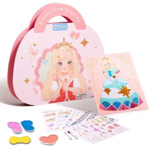 Kit Creativo 4 en 1 Princess Glam – Jarmelo – Manualidades y maquillaje infantil – IndyaEduOcio