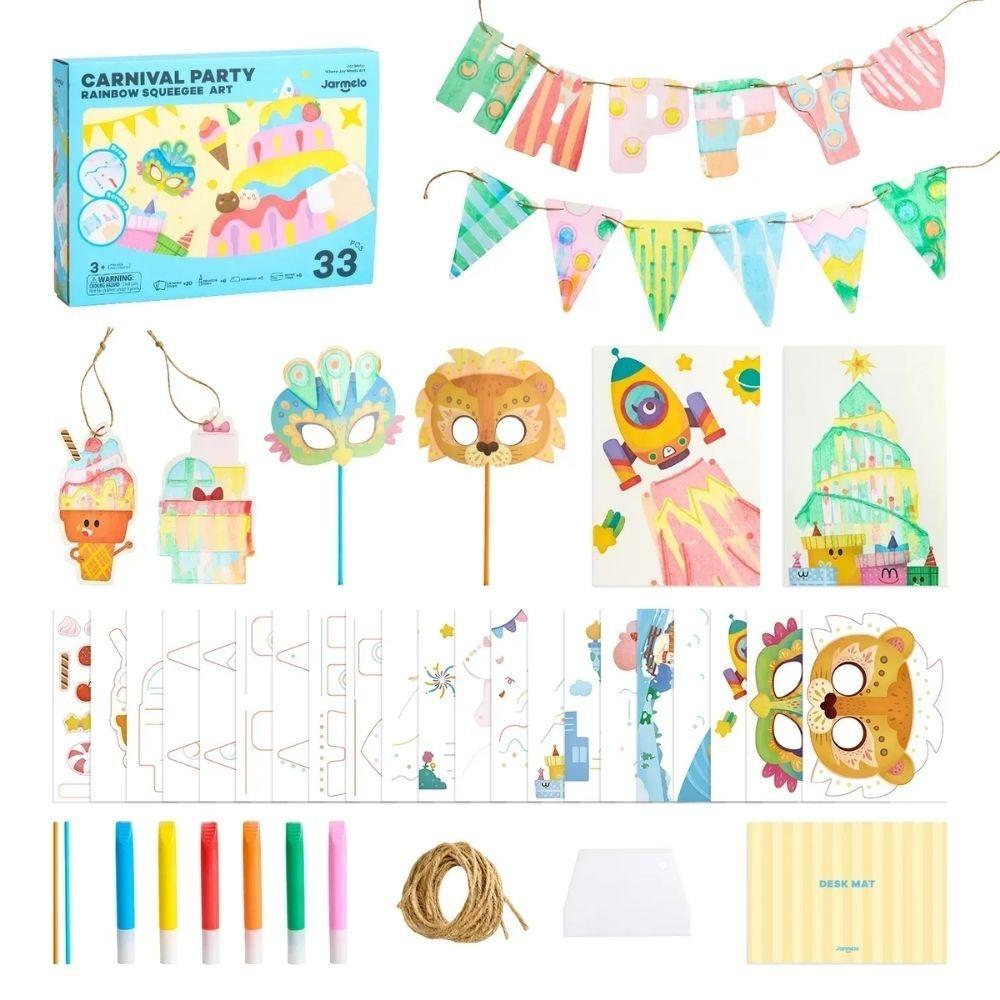 Kit Dibujo Creativo con Espátula Carnival Party – Jarmelo – Manualidades sensoriales – IndyaEduOcio 2 Kit Dibujo Creativo con Espátula Carnival Party – Jarmelo – Manualidades sensoriales – IndyaEduOcio