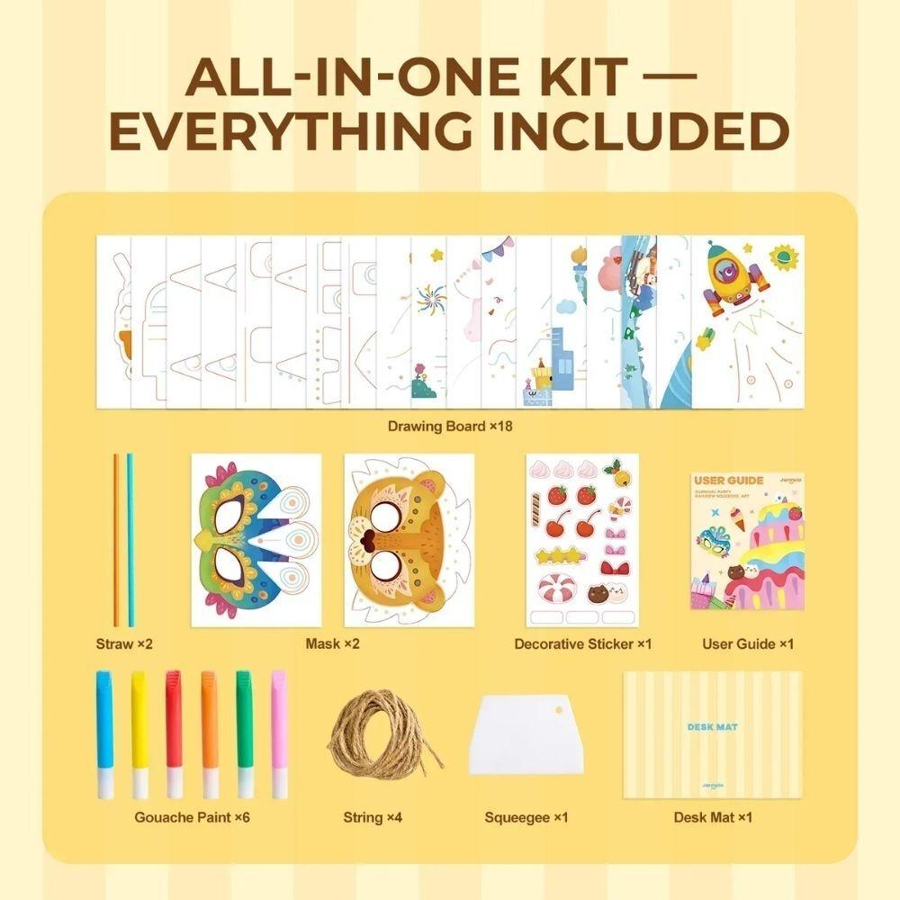 Kit Dibujo Creativo con Espátula Carnival Party – Jarmelo – Manualidades sensoriales – IndyaEduOcio 3 Kit Dibujo Creativo con Espátula Carnival Party – Jarmelo – Manualidades sensoriales – IndyaEduOcio