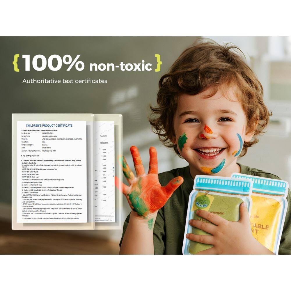 Pintura Vegetal en Polvo Natural 6 Colores – Pintura sensorial infantil – Jarmelo – IndyaEduOcio 11 Pintura Vegetal en Polvo Natural 6 Colores – Pintura sensorial infantil – Jarmelo – IndyaEduOcio