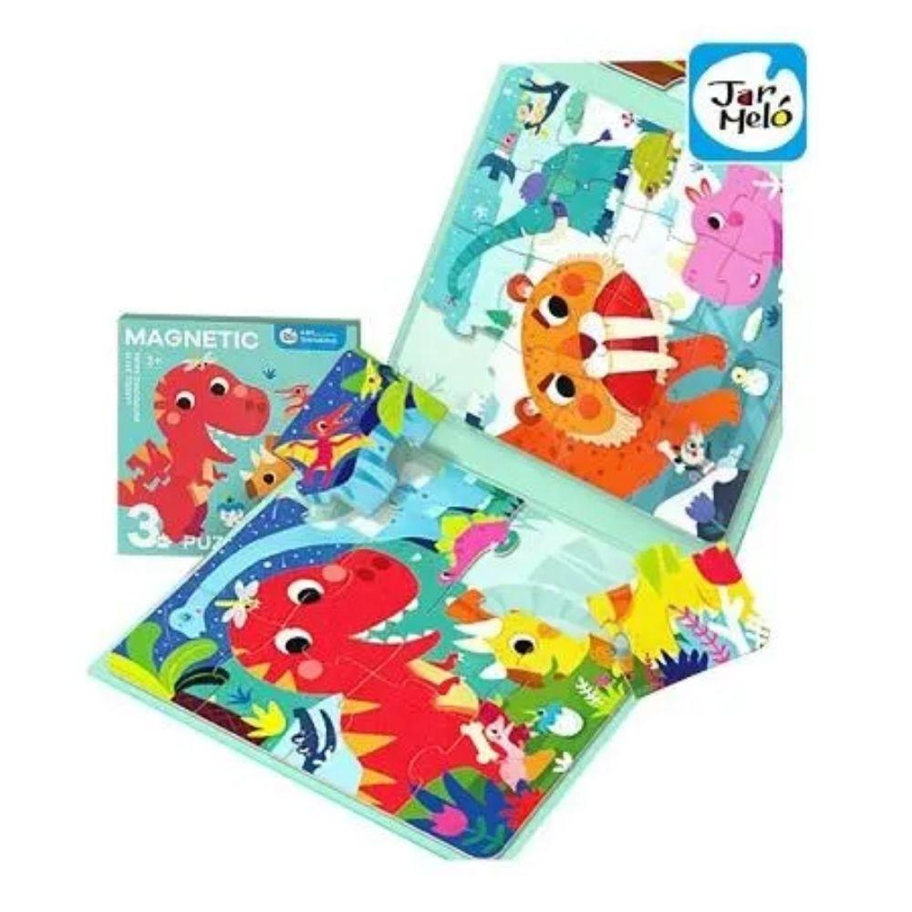 Puzzle magnético luminoso dinos – Jarmelo – IndyaEduOcio 2 Puzzle magnético luminoso dinos – Jarmelo – IndyaEduOcio