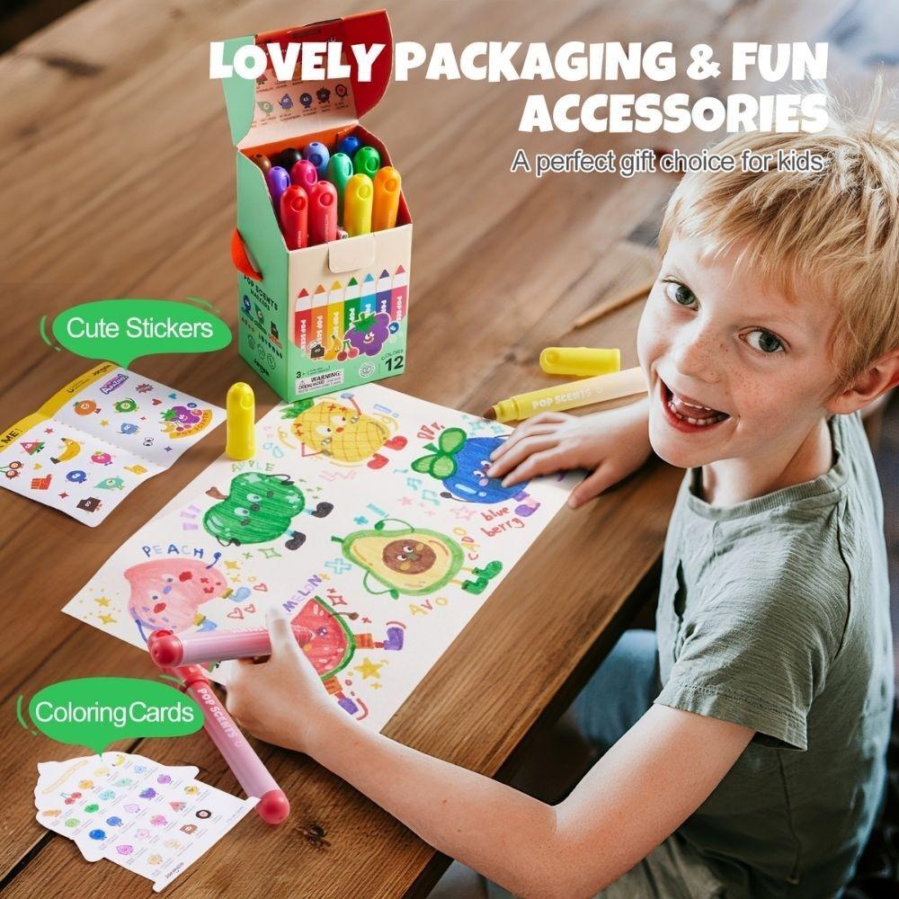 Rotuladores Lavables Perfumados 12 ud. – Jarmelo – Colores con aroma – IndyaEduOcio 7 Rotuladores Lavables Perfumados 12 ud. – Jarmelo – Colores con aroma – IndyaEduOcio