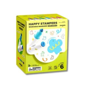Rotuladores Lavables con Sellos de Animales 12 ud. – Jarmelo – Creatividad infantil – IndyaEduOcio