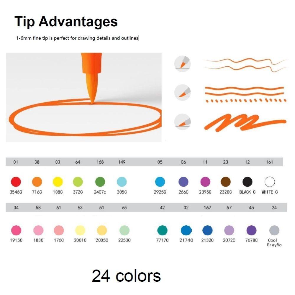 Rotuladores por Capas Lavables Vivid Colored 24 ud. – Jarmelo – Colores superpuestos – IndyaEduOcio 3 Rotuladores por Capas Lavables Vivid Colored 24 ud. – Jarmelo – Colores superpuestos – IndyaEduOcio