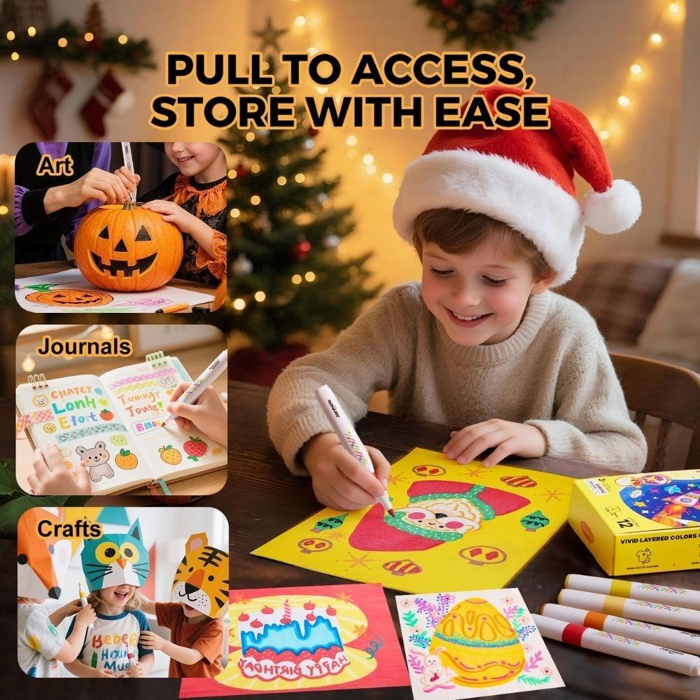 Rotuladores por Capas Lavables Vivid Colored 24 ud. – Jarmelo – Colores superpuestos – IndyaEduOcio 9 Rotuladores por Capas Lavables Vivid Colored 24 ud. – Jarmelo – Colores superpuestos – IndyaEduOcio