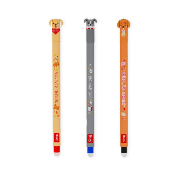 Set 3 Bolígrafos Gel Borrables Verano 2026 – Legami – IndyaEduOcio 2 Set 3 Bolígrafos Gel Borrables Verano 2026 – Legami – IndyaEduOcio