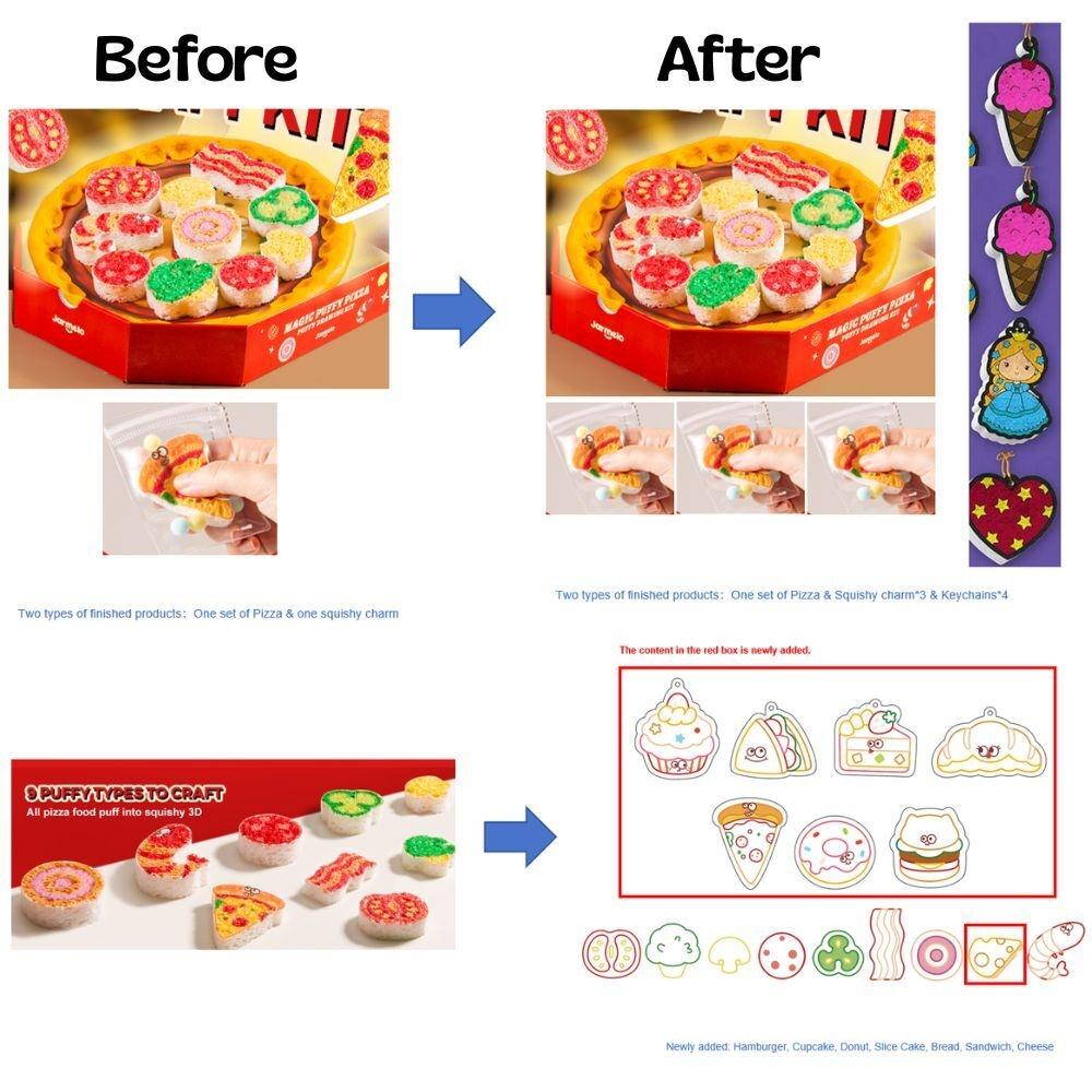 Set Pintura de Espuma Pizza – Kit creativo sensorial 3D – Jarmelo – IndyaEduOcio 2 Set Pintura de Espuma Pizza – Kit creativo sensorial 3D – Jarmelo – IndyaEduOcio