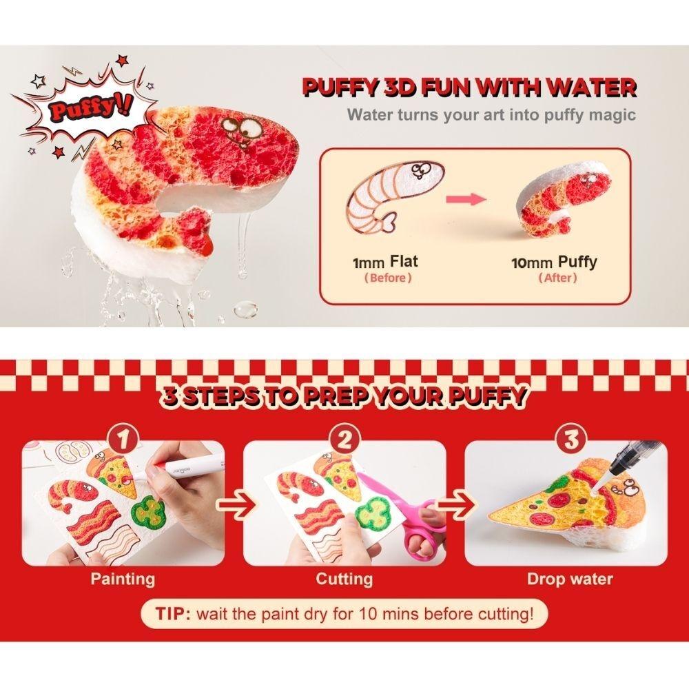 Set Pintura de Espuma Pizza – Kit creativo sensorial 3D – Jarmelo – IndyaEduOcio 7 Set Pintura de Espuma Pizza – Kit creativo sensorial 3D – Jarmelo – IndyaEduOcio