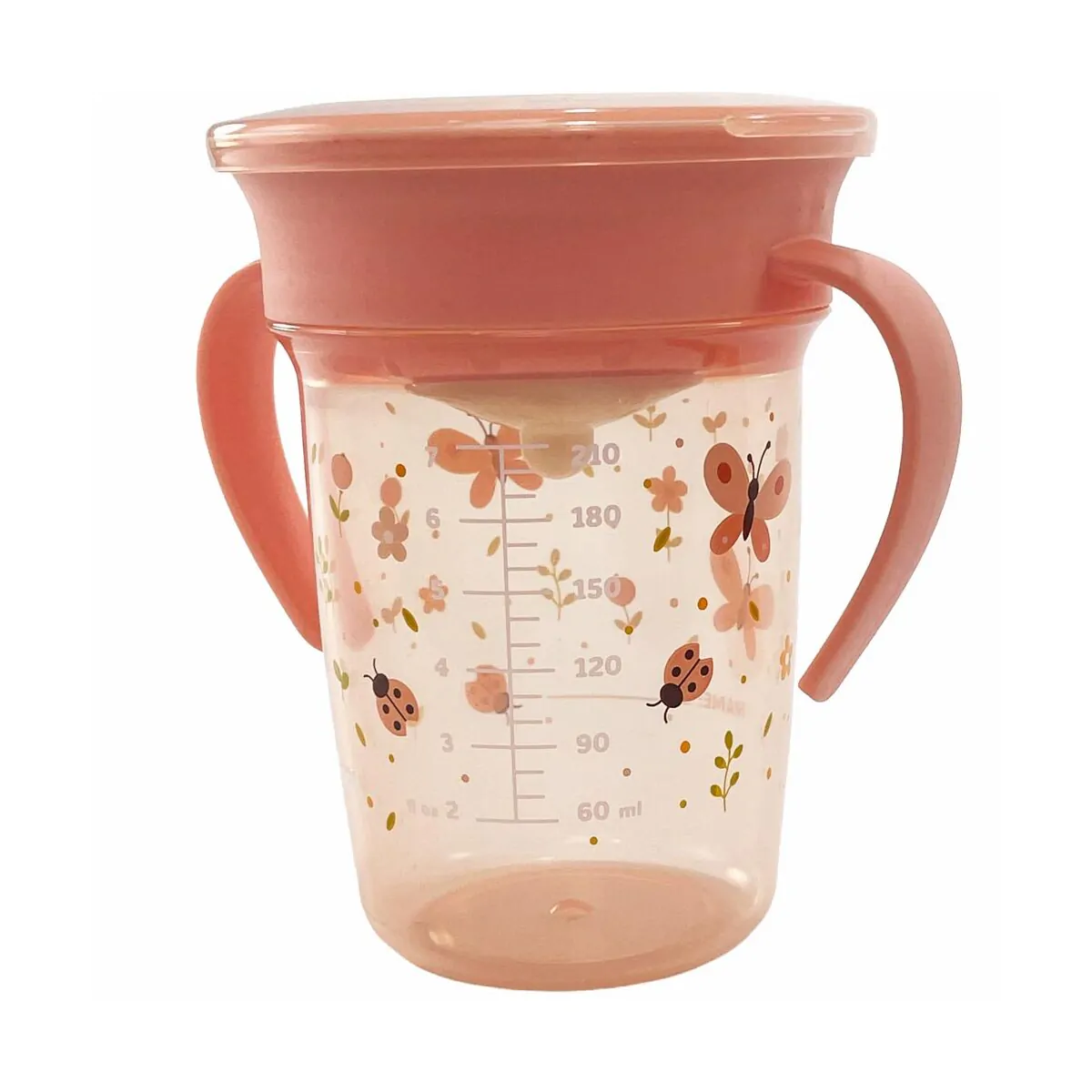Sippy Cup 360 Butterfly – Vaso de aprendizaje antiderrame – Miniland – IndyaEduOcio 3 Sippy Cup 360 Butterfly – Vaso de aprendizaje antiderrame – Miniland – IndyaEduOcio