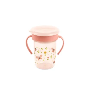 Sippy Cup 360 Butterfly – Vaso de aprendizaje antiderrame – Miniland – IndyaEduOcio