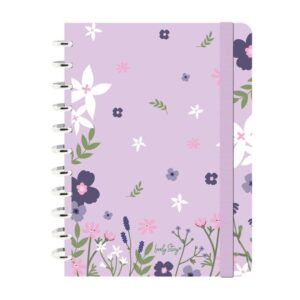 Smart Book A4 Floral Chic Lilac – Libreta con Discos – Lovely Story – IndyaEduOcio