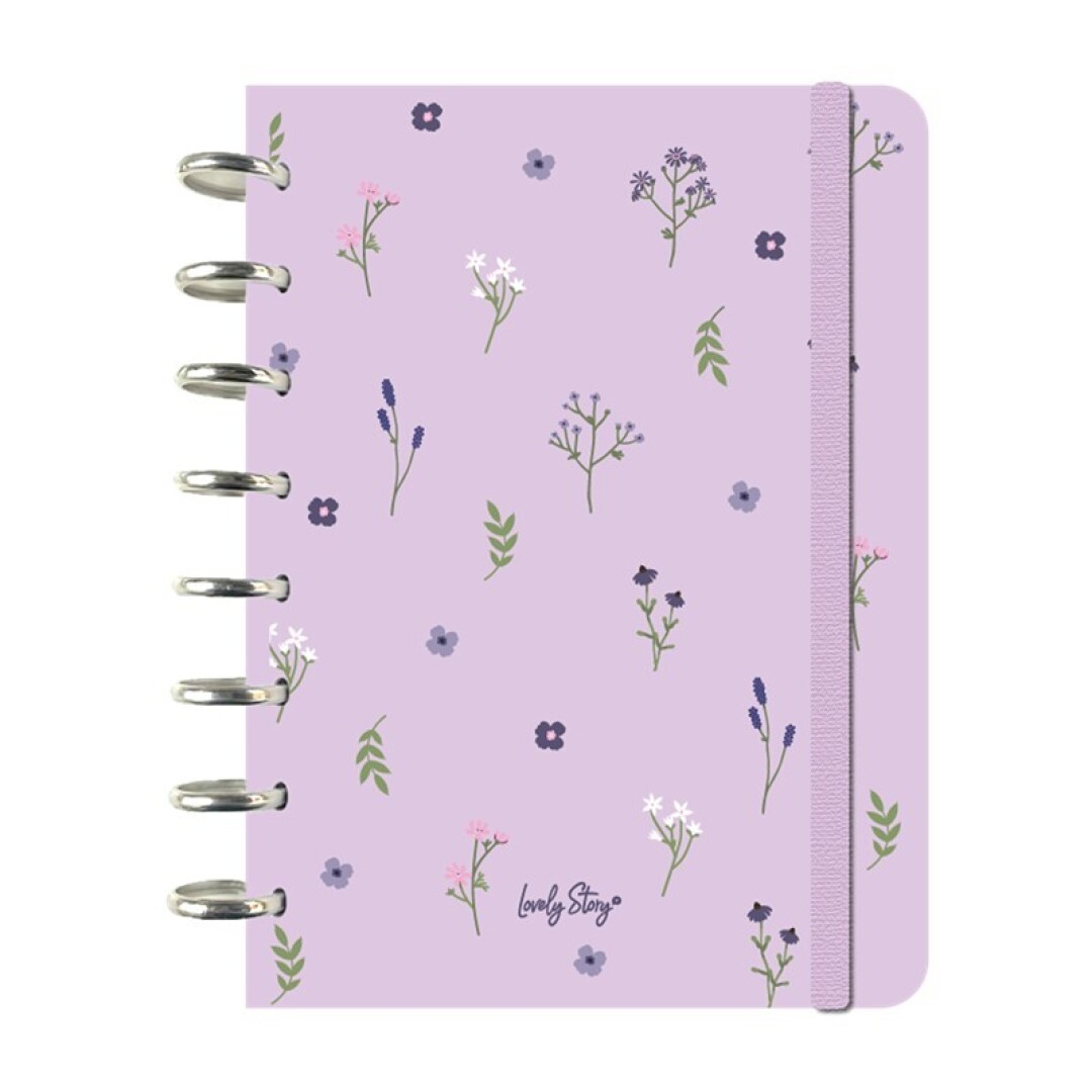 Smart Book A5 Floral Chic Lilac – Libreta con Discos – Lovely Story – IndyaEduOcio Smart Book A5 Floral Chic Lilac – Libreta con Discos – Lovely Story – IndyaEduOcio