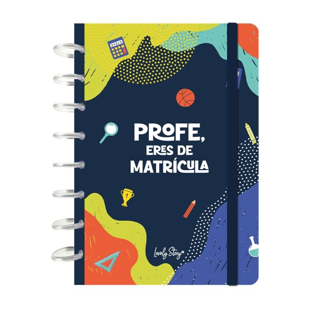 Smart Book A5 Profe Eres de Matrícula – Libreta con Discos – Lovely Story – IndyaEduOcio Smart Book A5 Profe Eres de Matrícula – Libreta con Discos – Lovely Story – IndyaEduOcio