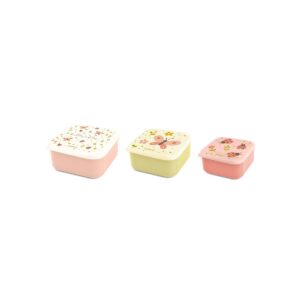 Snackbox-3 Butterfly – Set de recipientes infantiles – Miniland – IndyaEduOcio