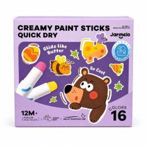 Témperas Sólidas Secado Ultra Rápido 16 ud. – Jarmelo – Pintura en barra – IndyaEduOcio