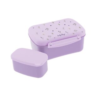 Tupper Hermético Floral Chic Lilac – Fiambrera Lunch Box – Lovely Story – IndyaEduOcio