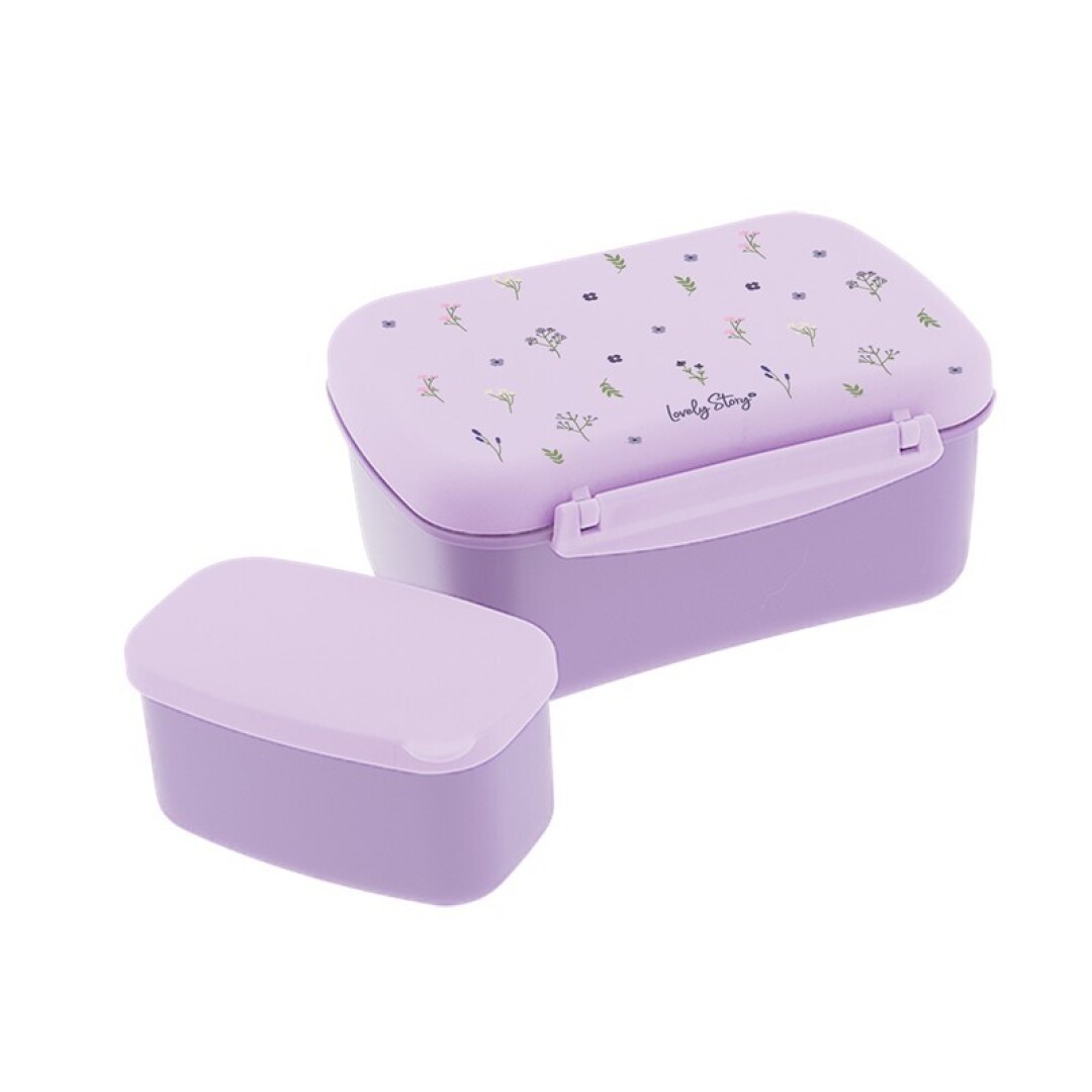 Tupper Hermético Floral Chic Lilac – Fiambrera Lunch Box – Lovely Story – IndyaEduOcio Tupper Hermético Floral Chic Lilac – Fiambrera Lunch Box – Lovely Story – IndyaEduOcio