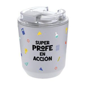 Vaso Térmico Super Profe en Acción 280 ml – Vaso Acero Inoxidable – Lovely Story – IndyaEduOcio