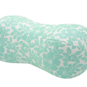 Aloha T – Cojín Ergonómico de Playa – Cacahuete Beach – Estampado Tropical Agua Marina – IndyaEduOcio