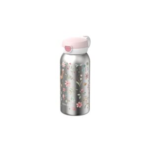 Botella Flip Cap Acero Fairy Garden – Botella Infantil de Acero Inoxidable – Mepal – Antifugas con Apertura Fácil – IndyaEduOcio