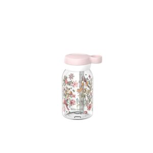 Botella con Pajita Campus Fairy Garden 450 ml – Botella Infantil – Little Dutch – Antigoteo para el Cole – IndyaEduOcio