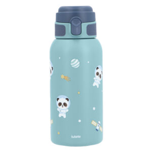 Botella de Acero Térmica Pandas in Space 500 ml – Botella infantil – Tutete – IndyaEduOcio