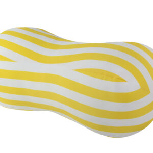Capri Amarillo – Cojín Ergonómico de Playa – Cacahuete Beach – Diseño Ondas Amarillas – IndyaEduOcio