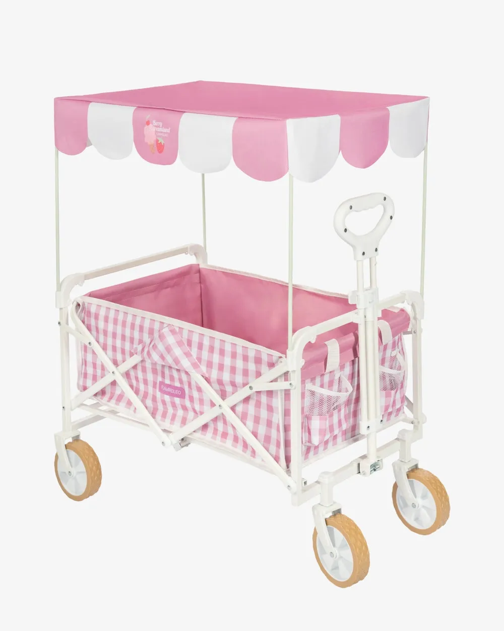Carro Playa Infantil POP Rosa con Parasol – Flamingueo – Transporte y protección solar para la playa – IndyaEduOcio Carro Playa Infantil POP Rosa con Parasol – Flamingueo – Transporte y protección solar para la playa – IndyaEduOcio