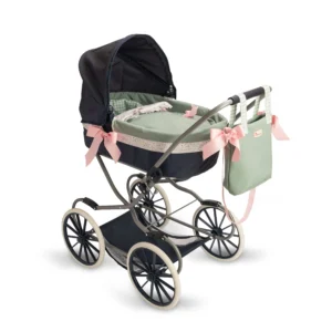 Coche Capota Luxury Cloe – Cochecito para Muñecas – Asivil – Carro Premium para Muñecas 36-46 cm