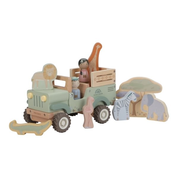 Coche Safari con Animales FSC Safari Friends – Juguete de Madera – Little Dutch – IndyaEduOcio 2 Coche Safari con Animales FSC Safari Friends – Juguete de Madera – Little Dutch – IndyaEduOcio