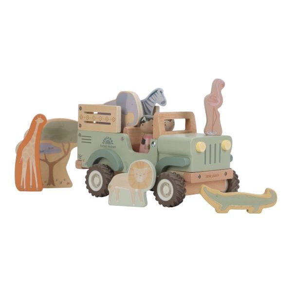 Coche Safari con Animales FSC Safari Friends – Juguete de Madera – Little Dutch – IndyaEduOcio 3 Coche Safari con Animales FSC Safari Friends – Juguete de Madera – Little Dutch – IndyaEduOcio