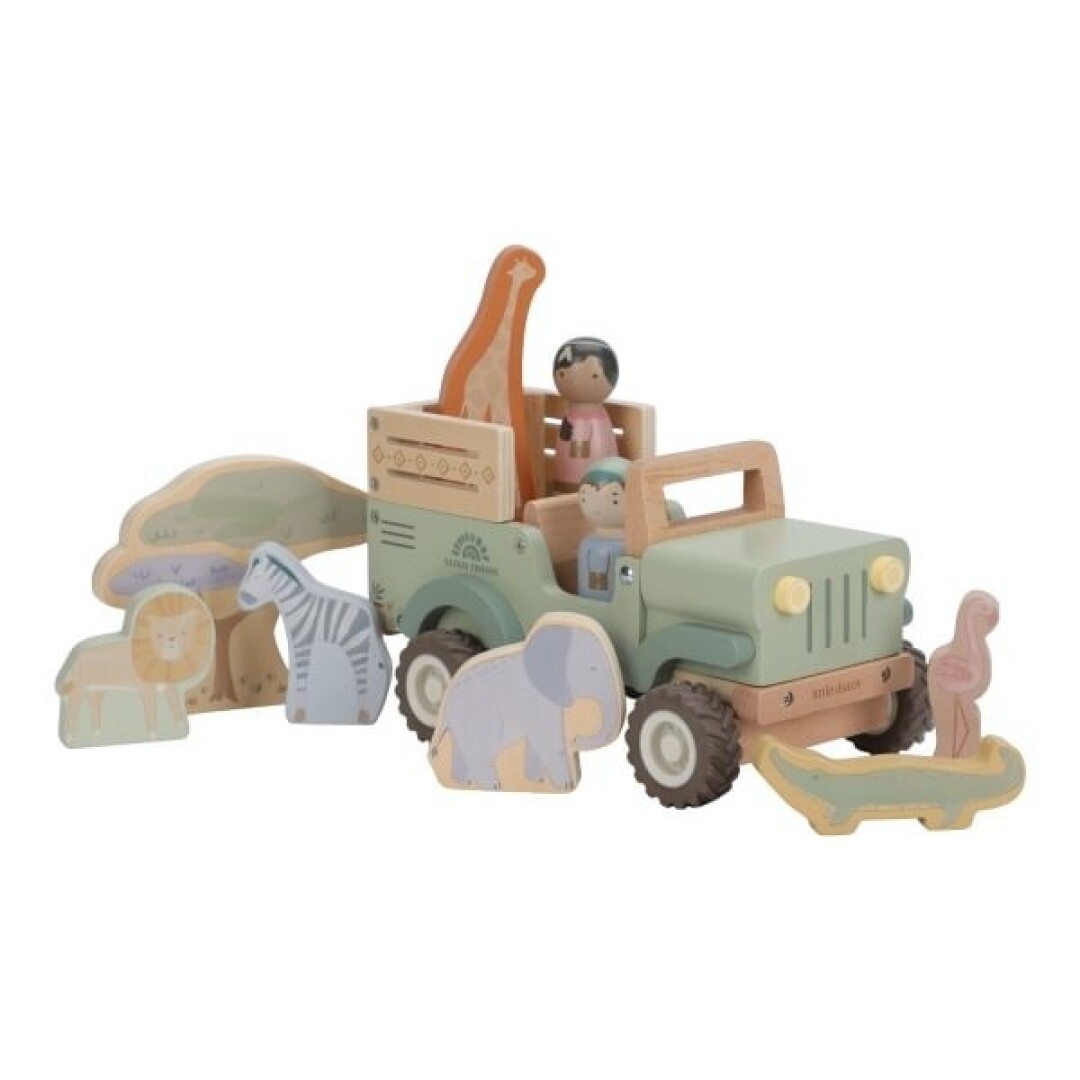 Coche Safari con Animales FSC Safari Friends – Juguete de Madera – Little Dutch – IndyaEduOcio Coche Safari con Animales FSC Safari Friends – Juguete de Madera – Little Dutch – IndyaEduOcio
