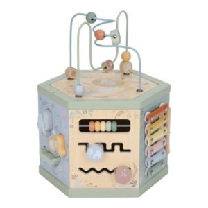 Cubo de Madera Actividades Hexagonal Safari – Centro de Actividades Sensoriales – Little Dutch – IndyaEduOcio